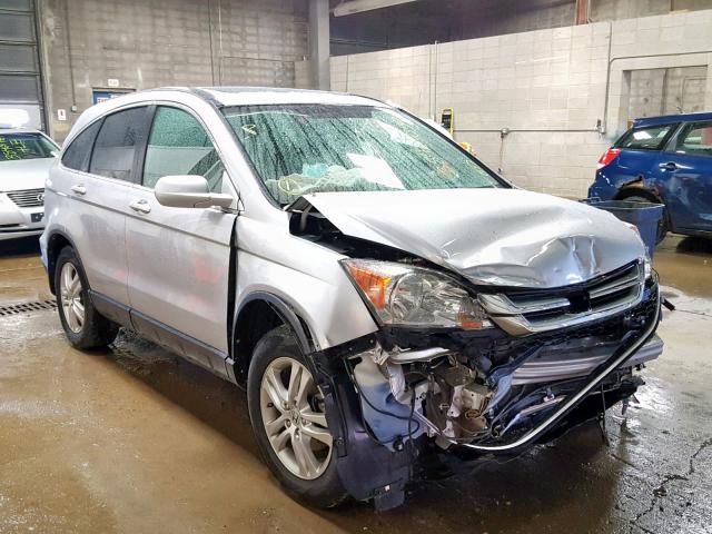 5J6RE4H78AL099064 - 2010 HONDA CR-V EXL SILVER photo 1