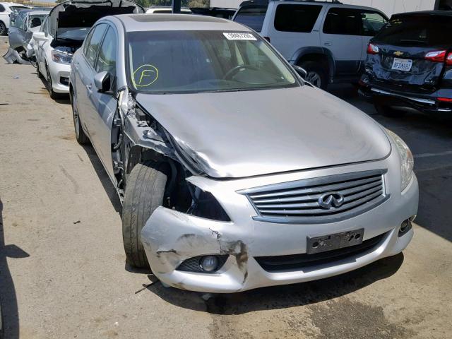 JN1CV6AP5CM932711 - 2012 INFINITI G37 BASE SILVER photo 1