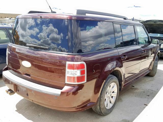 2FMGK5BC9CBD18579 - 2012 FORD FLEX SE MAROON photo 4