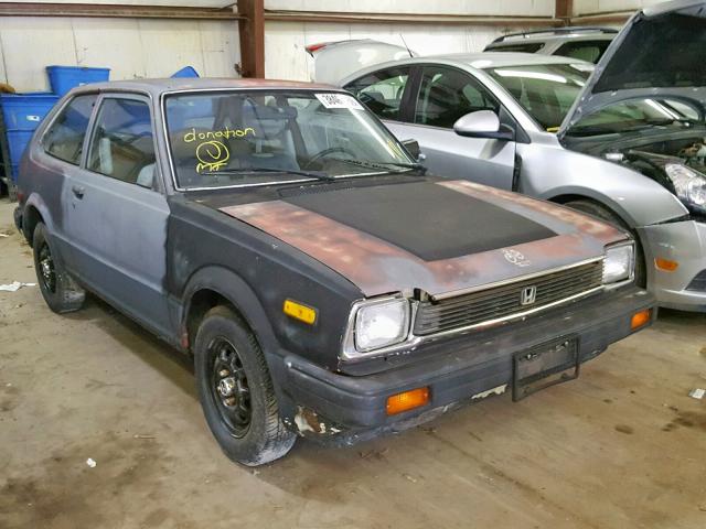 JHMSR5321CS005546 - 1982 HONDA CIVIC CVCC GRAY photo 1