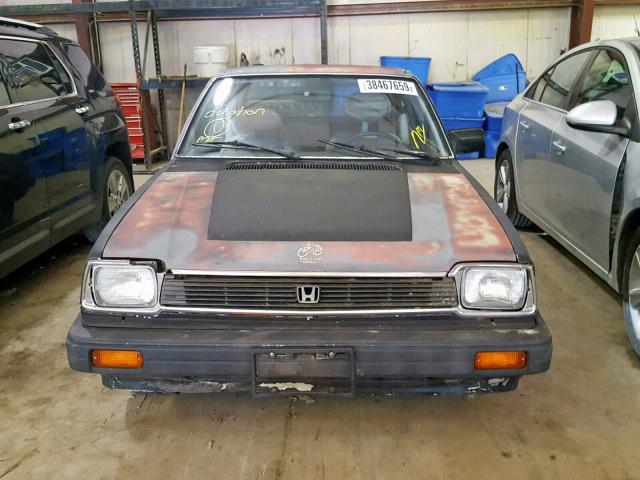 JHMSR5321CS005546 - 1982 HONDA CIVIC CVCC GRAY photo 9