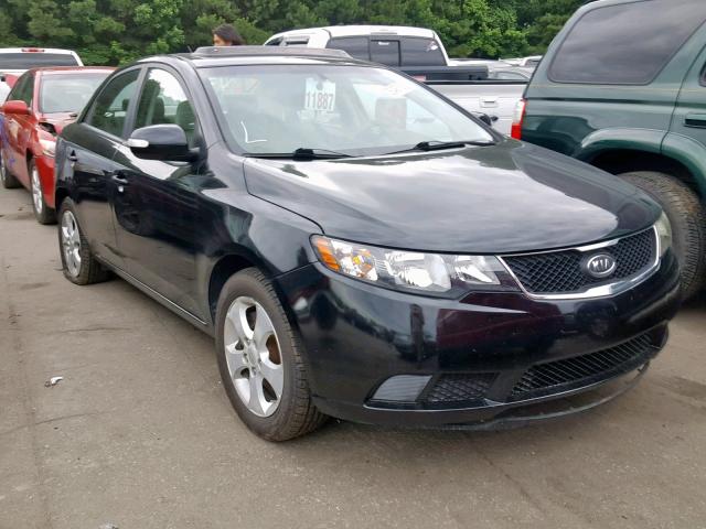 KNAFU4A22A5060420 - 2010 KIA FORTE EX BLACK photo 1