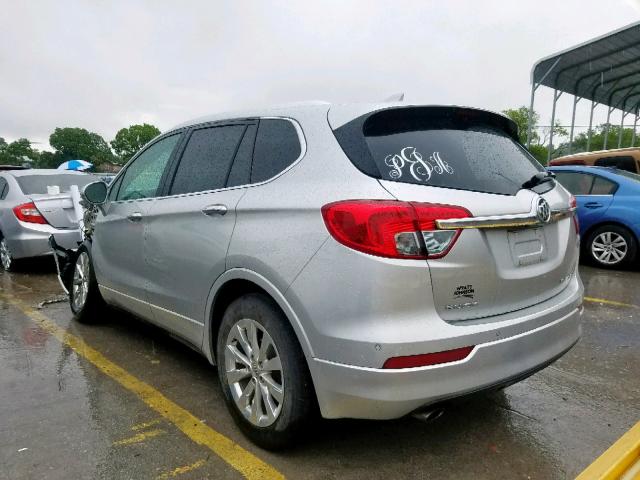 LRBFXBSA3HD004361 - 2017 BUICK ENVISION E SILVER photo 3