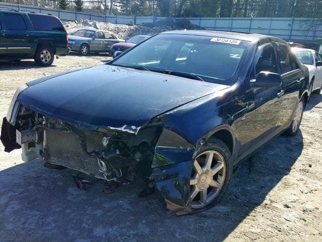 1G6DW677250224130 - 2005 CADILLAC STS BLACK photo 2