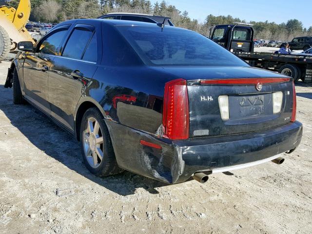 1G6DW677250224130 - 2005 CADILLAC STS BLACK photo 3