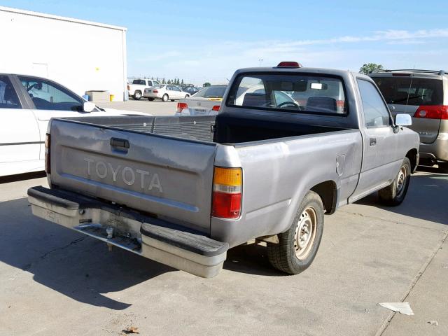 4TARN81AXRZ285681 - 1994 TOYOTA PICKUP 1/2 GRAY photo 4