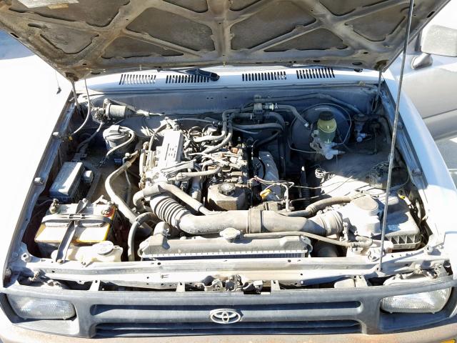 4TARN81AXRZ285681 - 1994 TOYOTA PICKUP 1/2 GRAY photo 7