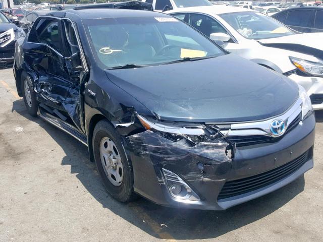 4T1BD1FK1DU094010 - 2013 TOYOTA CAMRY HYBR BLUE photo 1