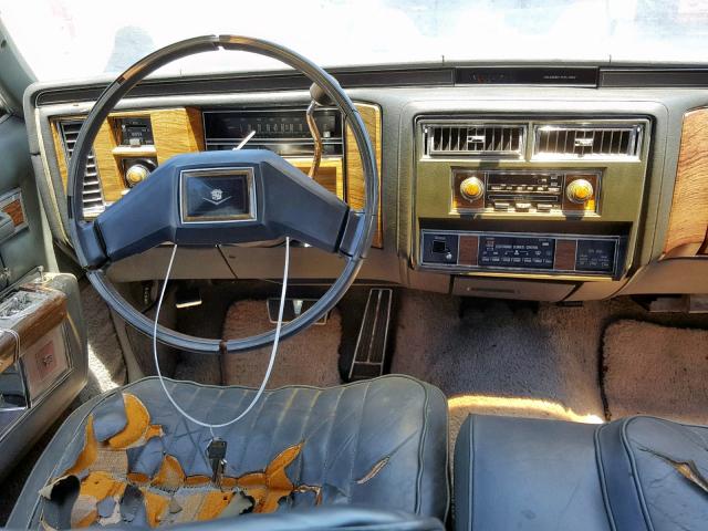 1G6AD6980D9164177 - 1983 CADILLAC DEVILLE GRAY photo 9