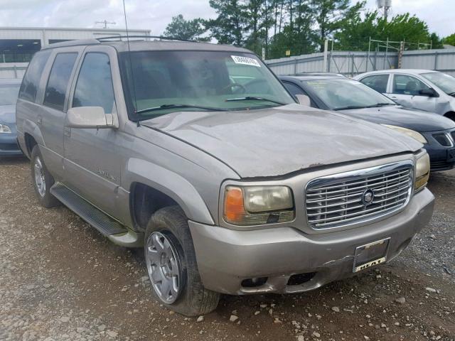 1GYEK13RXYR145452 - 2000 CADILLAC ESCALADE TAN photo 1