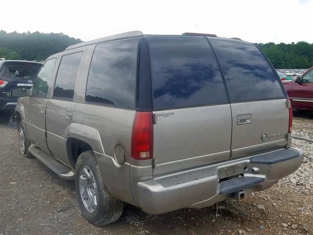 1GYEK13RXYR145452 - 2000 CADILLAC ESCALADE TAN photo 3