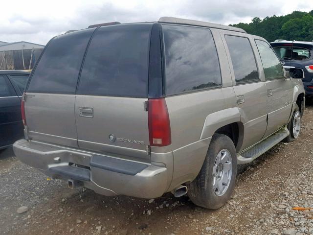 1GYEK13RXYR145452 - 2000 CADILLAC ESCALADE TAN photo 4