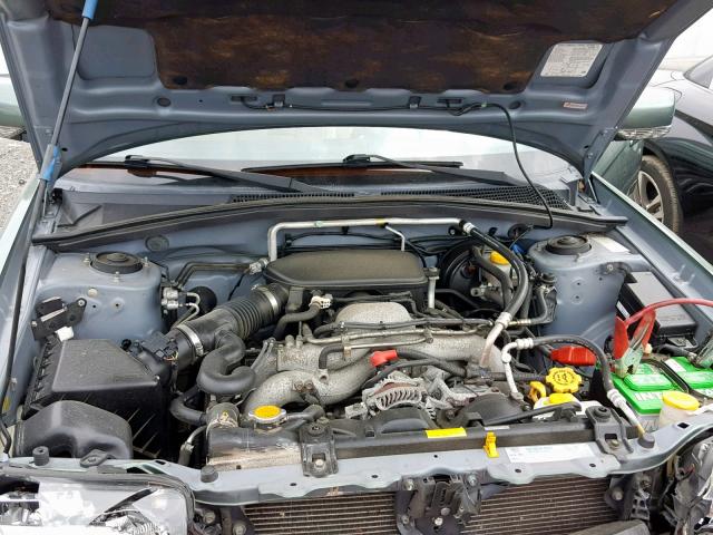 JF1SG67657H723572 - 2007 SUBARU FORESTER 2 GREEN photo 7