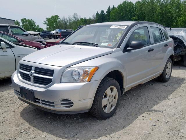 1B3HB28BX7D320669 - 2007 DODGE CALIBER SILVER photo 2