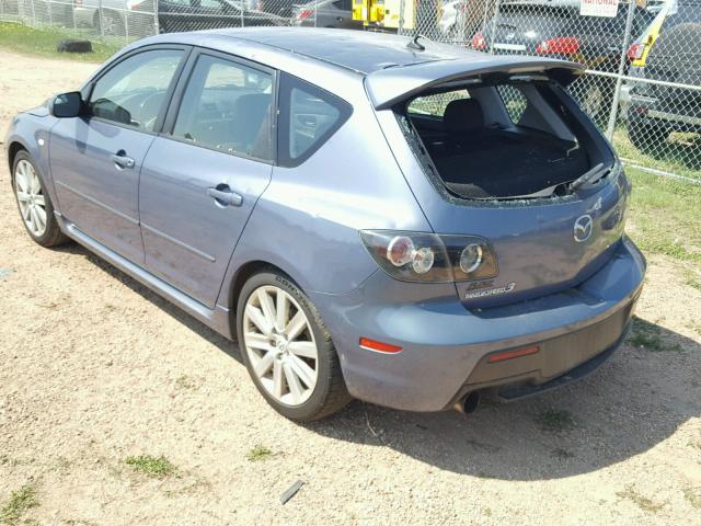 JM1BK34L871727948 - 2007 MAZDA SPEED 3 BLUE photo 3