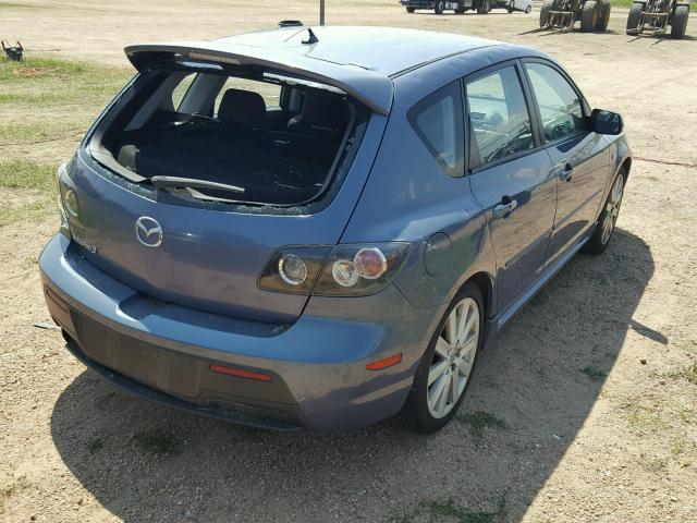 JM1BK34L871727948 - 2007 MAZDA SPEED 3 BLUE photo 4