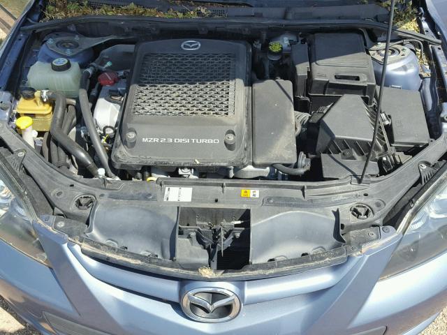 JM1BK34L871727948 - 2007 MAZDA SPEED 3 BLUE photo 7