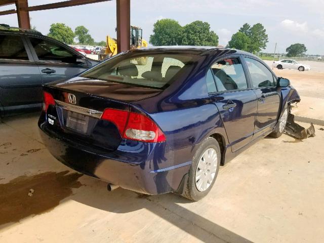 2HGFA1F39BH545466 - 2011 HONDA CIVIC VP BLUE photo 4