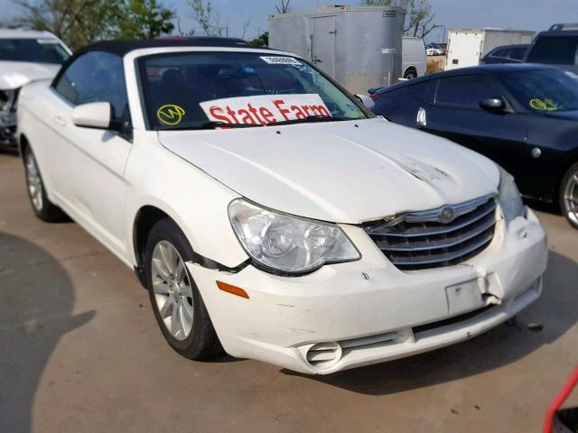 1C3BC5ED5AN159954 - 2010 CHRYSLER SEBRING TO WHITE photo 1