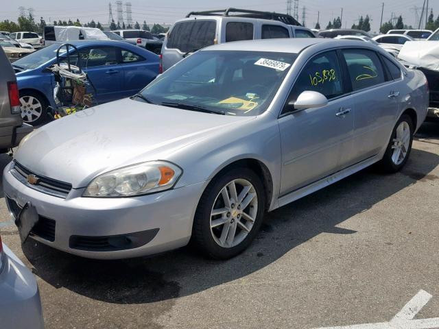 2G1WU57M291216222 - 2009 CHEVROLET IMPALA LTZ SILVER photo 2