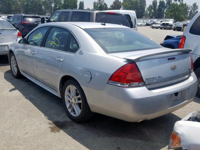 2G1WU57M291216222 - 2009 CHEVROLET IMPALA LTZ SILVER photo 3