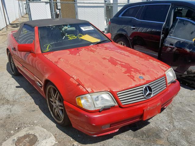 WDBFA66E8MF016607 - 1991 MERCEDES-BENZ 500 SL RED photo 1