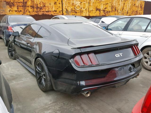 1FA6P8CF4G5317741 - 2016 FORD MUSTANG GT BLACK photo 3