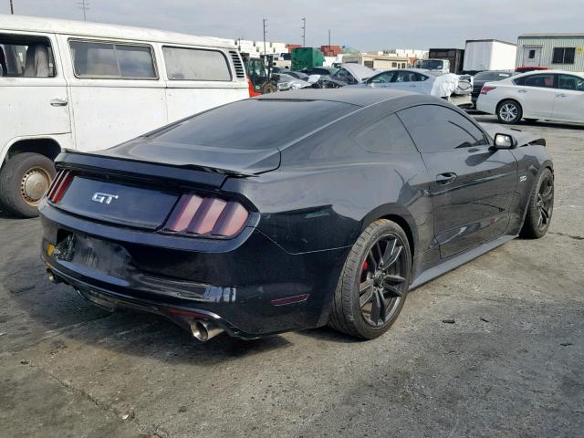 1FA6P8CF4G5317741 - 2016 FORD MUSTANG GT BLACK photo 4