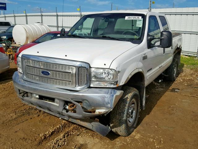 1FTSW31F22EC85141 - 2002 FORD F350 SRW S WHITE photo 2