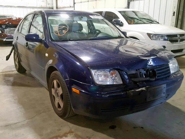 3VWSP69M92M144012 - 2002 VOLKSWAGEN JETTA GLS BLUE photo 1