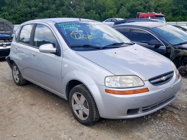 KL1TD66688B249444 - 2008 CHEVROLET AVEO BASE Сұр фото 1