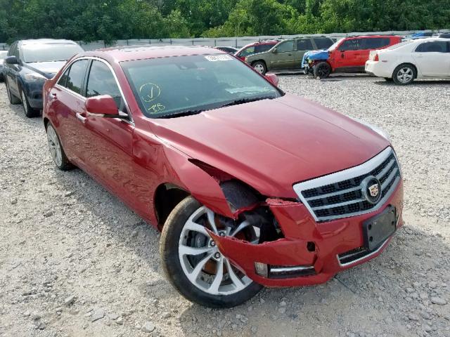 1G6AL5SX7D0148738 - 2013 CADILLAC ATS PREMIU RED photo 1