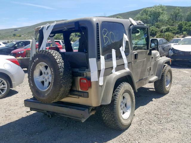 1J4FA39S16P703680 - 2006 JEEP WRANGLER X SILVER photo 4