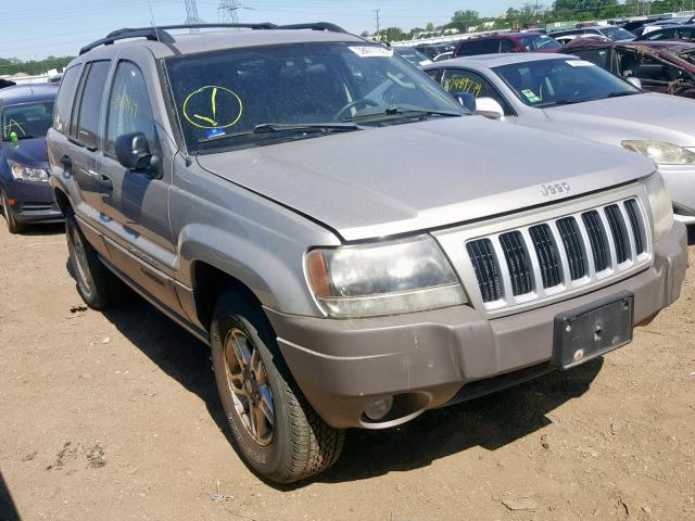 1J4GW48S64C184174 - 2004 JEEP GRAND CHER GRAY photo 1