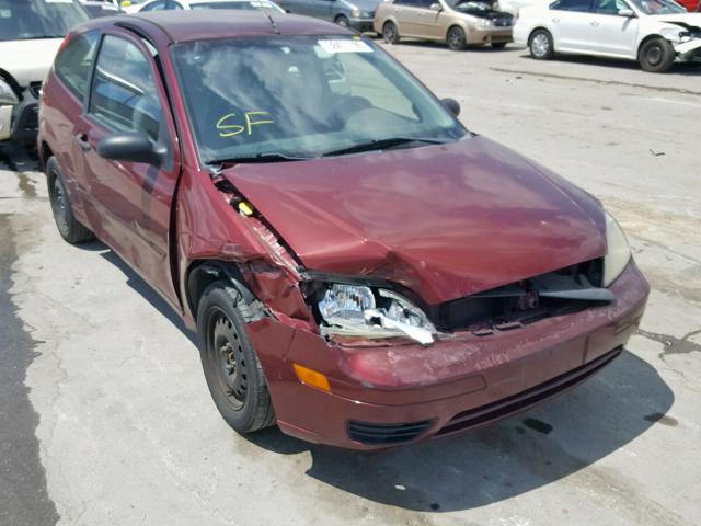 1FAFP31N97W323946 - 2007 FORD FOCUS ZX3 MAROON photo 1