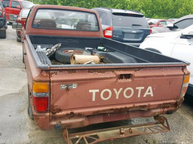 JT4RN55R7F0129777 - 1985 TOYOTA PICKUP 1/2 BROWN photo 6