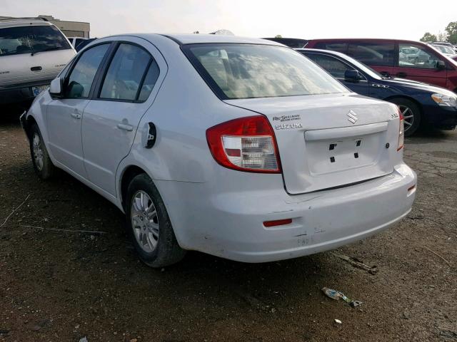 JS2YC5A30C6302766 - 2012 SUZUKI SX4 LE WHITE photo 3