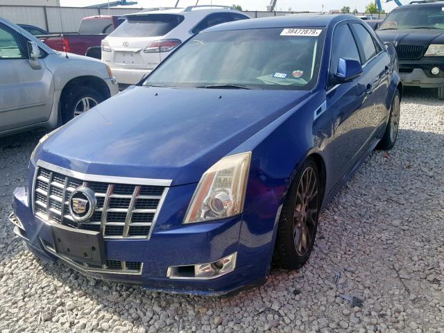 1G6DP5E32C0106647 - 2012 CADILLAC CTS PREMIU BLUE photo 2