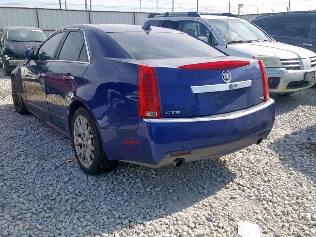 1G6DP5E32C0106647 - 2012 CADILLAC CTS PREMIU BLUE photo 3