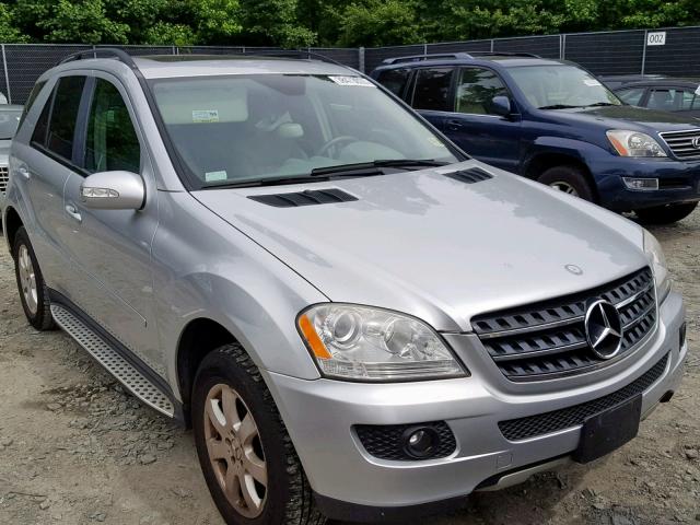 4JGBB86E07A238208 - 2007 MERCEDES-BENZ ML 350 SILVER photo 1