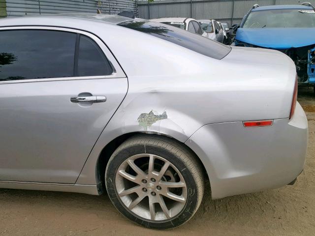 1G1ZG5E7XCF273320 - 2012 CHEVROLET MALIBU LTZ ვერცხლისფერი ფოტო 9