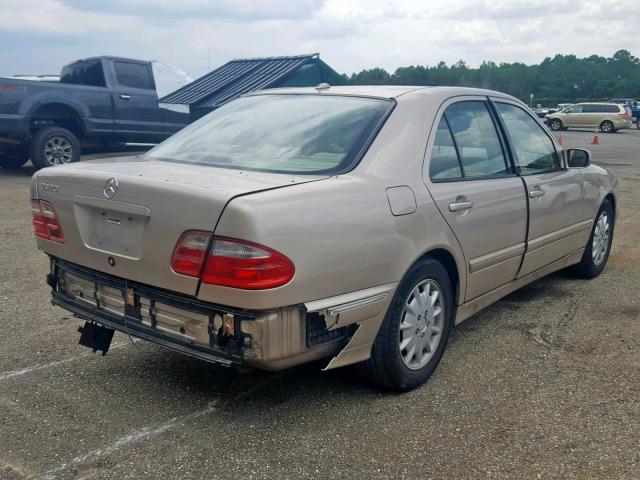 WDBJF65J2YB037427 - 2000 MERCEDES-BENZ E 320 BROWN photo 4