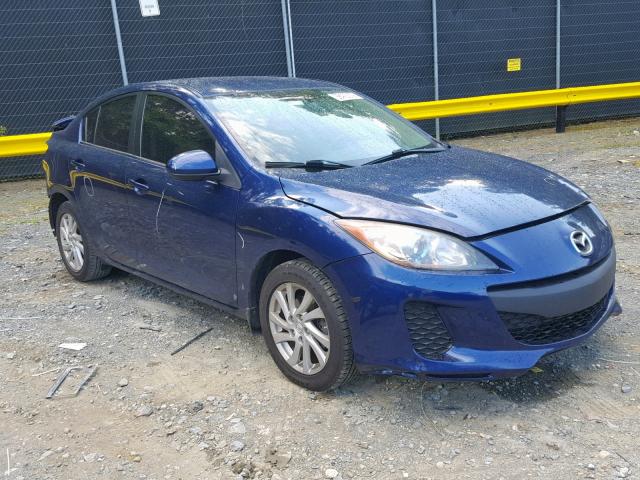 JM1BL1V76C1646847 - 2012 MAZDA 3 I BLUE photo 1