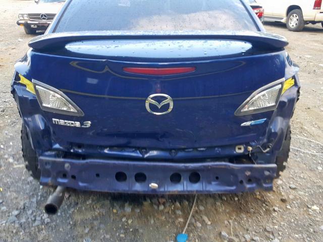 JM1BL1V76C1646847 - 2012 MAZDA 3 I BLUE photo 9