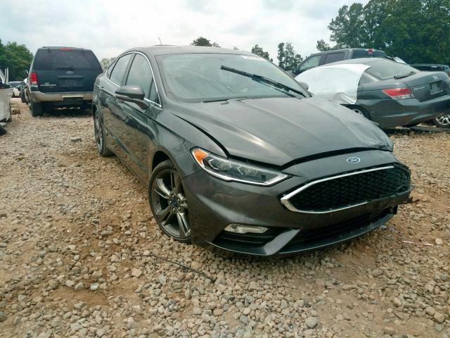 3FA6P0VP8HR281669 - 2017 FORD FUSION SPO GRAY photo 1