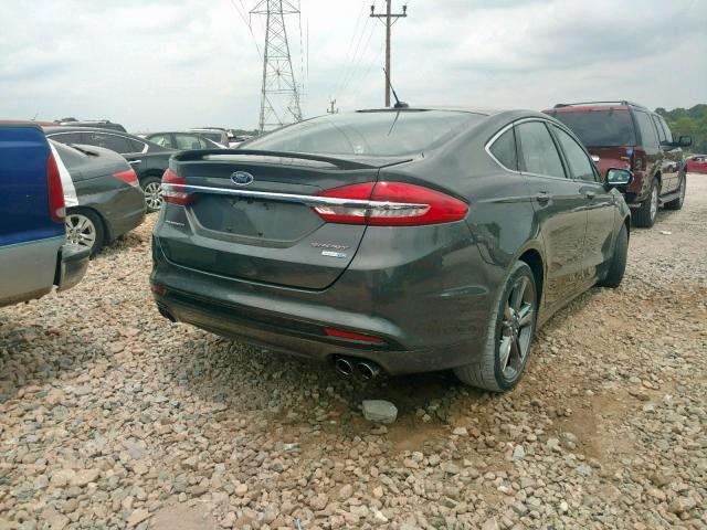 3FA6P0VP8HR281669 - 2017 FORD FUSION SPO GRAY photo 4