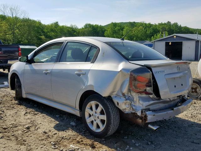 3N1AB6AP5AL685391 - 2010 NISSAN SENTRA 2.0 GRAY photo 3