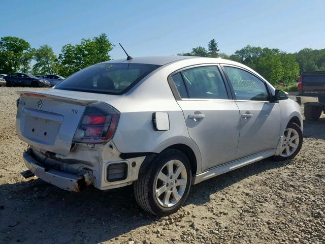 3N1AB6AP5AL685391 - 2010 NISSAN SENTRA 2.0 GRAY photo 4