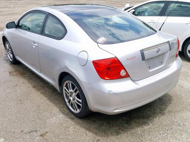 JTKDE177260133629 - 2006 TOYOTA SCION TC ვერცხლისფერი ფოტო 3