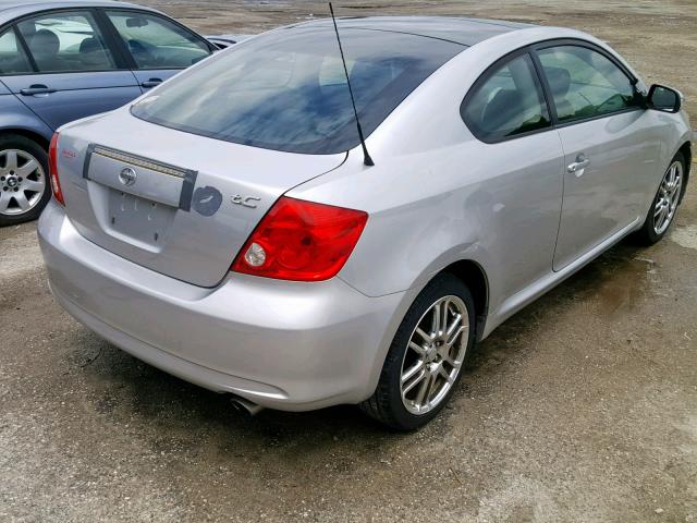 JTKDE177260133629 - 2006 TOYOTA SCION TC ვერცხლისფერი ფოტო 4
